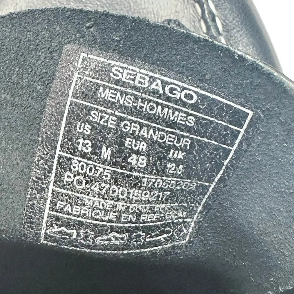 Sebago x Vane | Men | Docksides Leather Nylon Convertible Boat Shoes | Size 13 M
